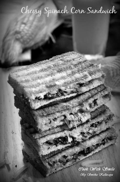 Spinach Corn Sandwiches | How to make Spinach Corn Sandwiches image 2