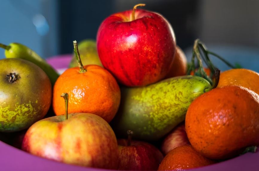 basket of fresh fruits