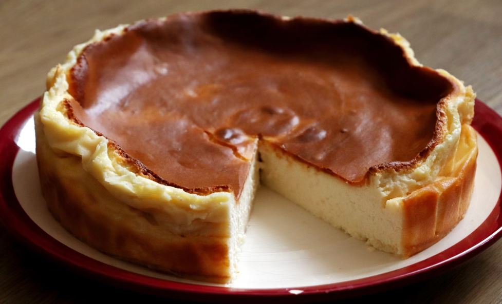 A piece of cake on a plate on a table