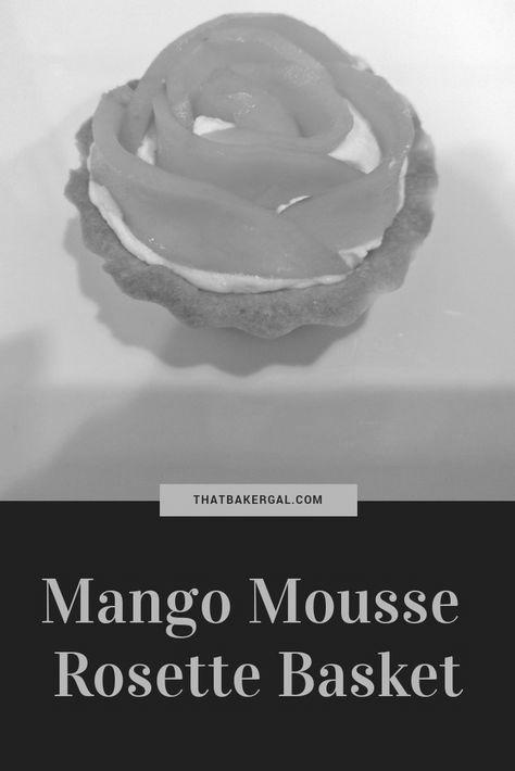 Mango Mousse Rosette Baskets | How to make Mango Mousse Rosette Baskets photo 2