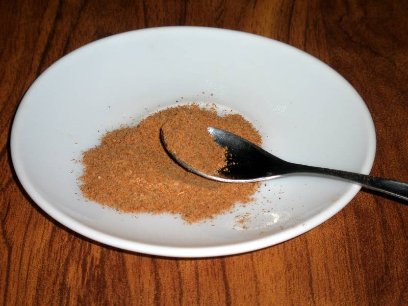 A picture of Chaat masala.