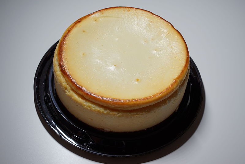 Plain New York-style cheesecake